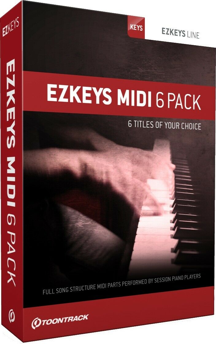 Toontrack EZkeys MIDI 6 Pack  Custom  Bundle  (6x  Keys MIDI